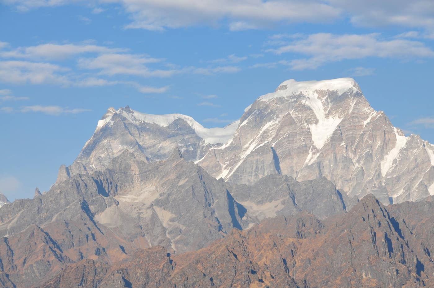 A snow peak of the Garhwal Himalaya